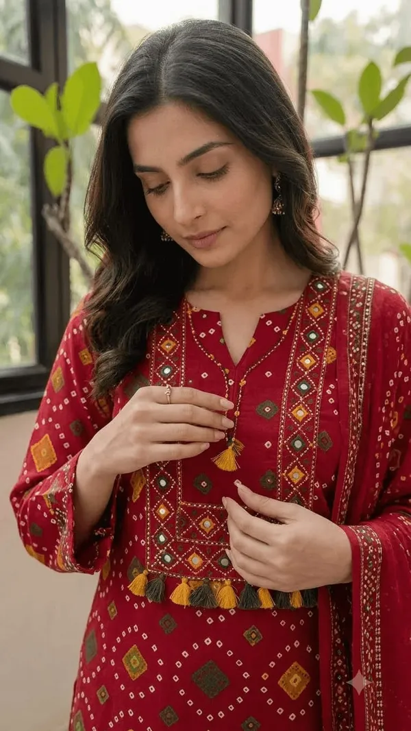 Maroon_Printed_Kurta_Pant_Set_with_Matching_Dupatta_for_Women