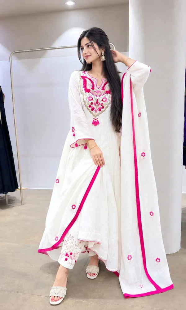 White_Embroidered_Anarkali_Kurta_Set_with_Dupatta_–_Pink_Floral_Detailing