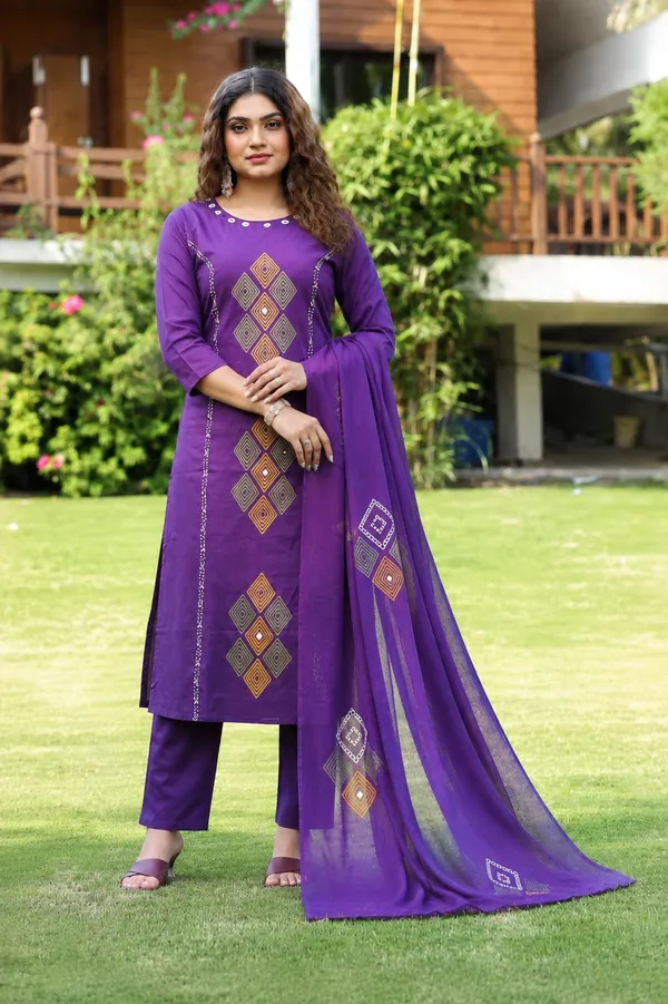 Women’s_Purple_Printed_Straight_Kurta_Pant_&_Dupatta_Set