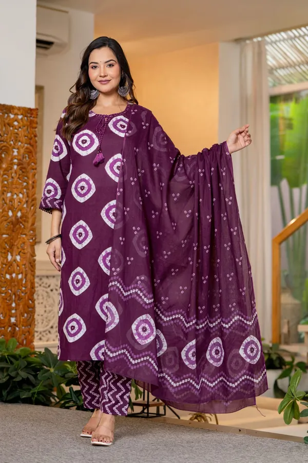 Women’s_Wine_Purple_Ethnic_Printed_3-Piece_Suit_Set