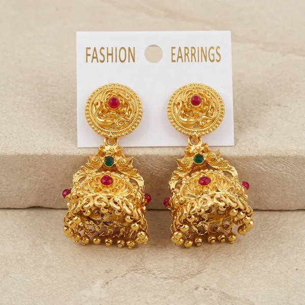 Gold_Alloy_Antique_Finish_Stone_Jhumka_Earrings_For_Women