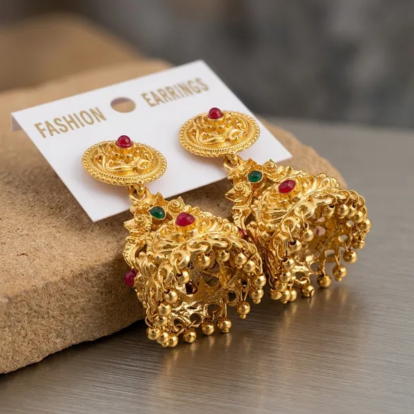 Gold_Alloy_Antique_Finish_Stone_Jhumka_Earrings_For_Women