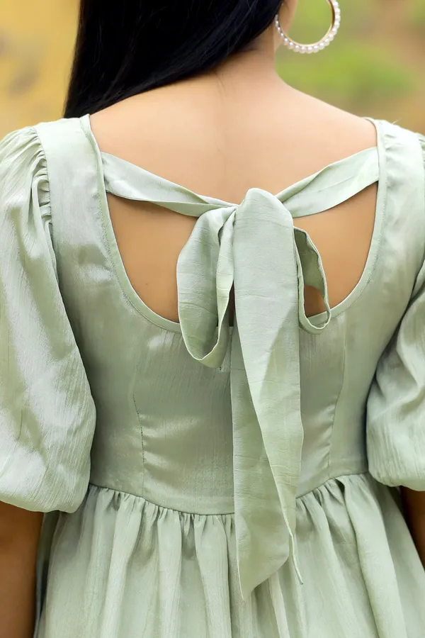 Green_Blended_Fabric__Flora_Green_Top_For_Women
