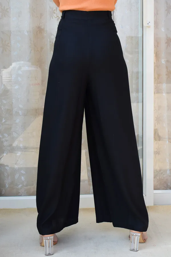 Black_Rayon_Bahamas_Pants_For_Women