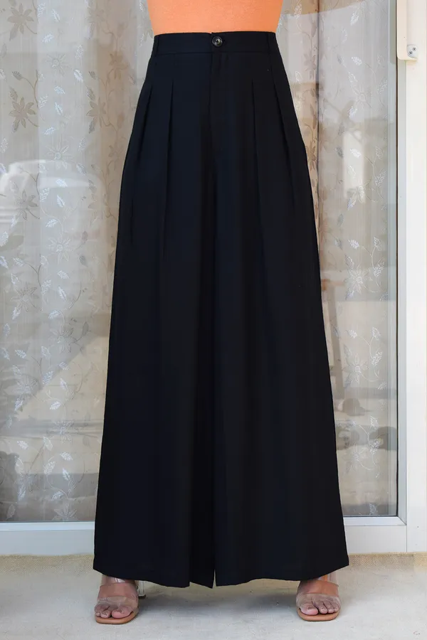 Black_Rayon_Bahamas_Pants_For_Women