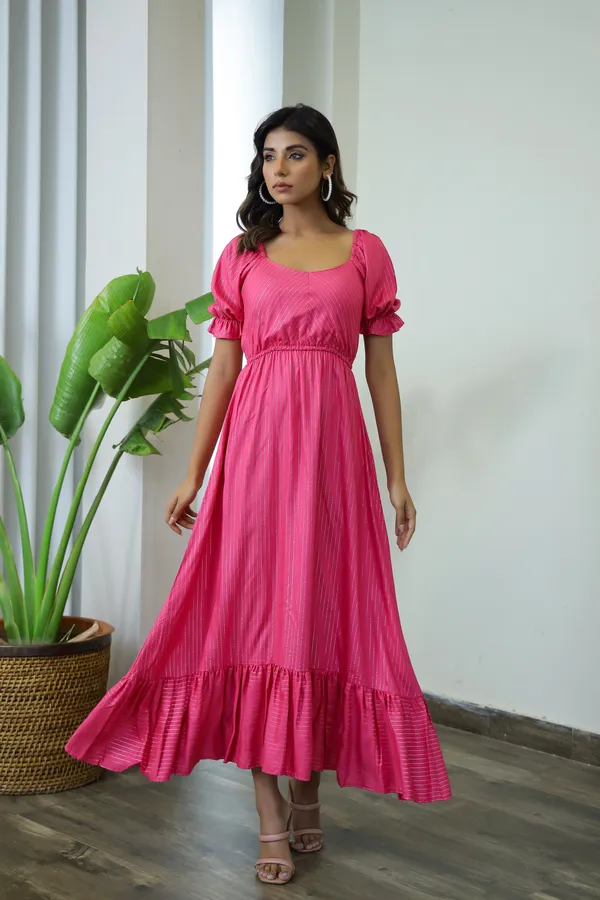 Pink_Rayon_Moonlight_Lurex_Maxi_Dress_For_Women