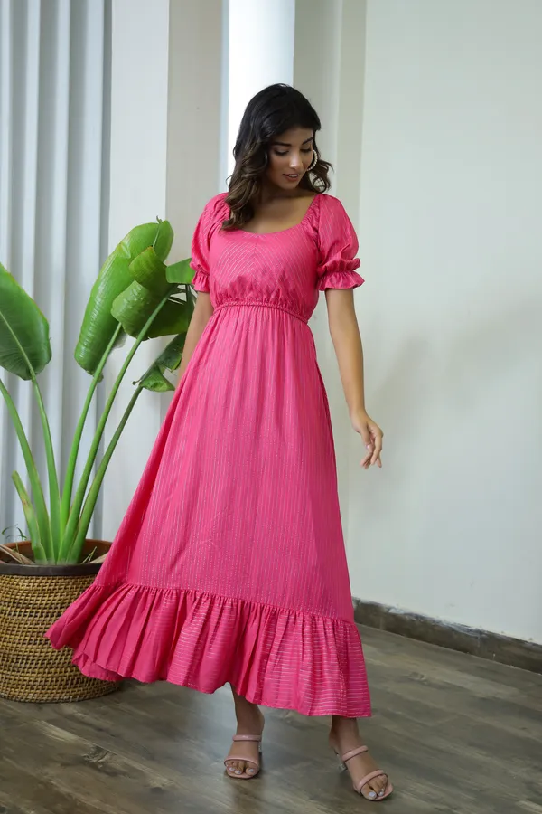 Pink_Rayon_Moonlight_Lurex_Maxi_Dress_For_Women