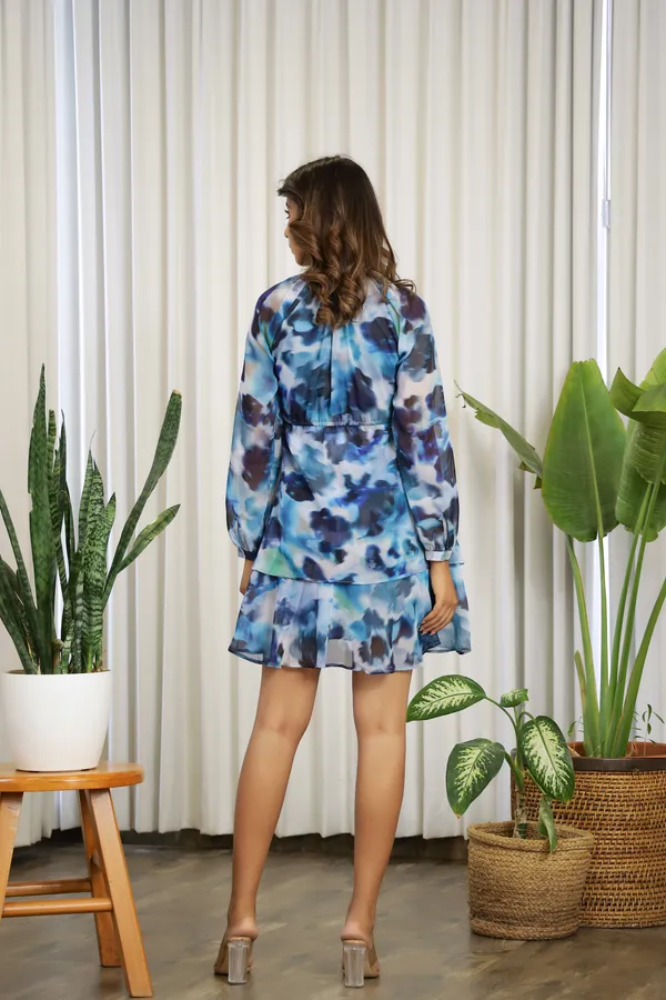 Blue_Chiffon_Coastal_Dreams_Layered_Mini_Dress_For_Women