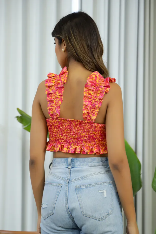 Multicolor_Satin_Blooming_Print_Crop_Top_For_Women