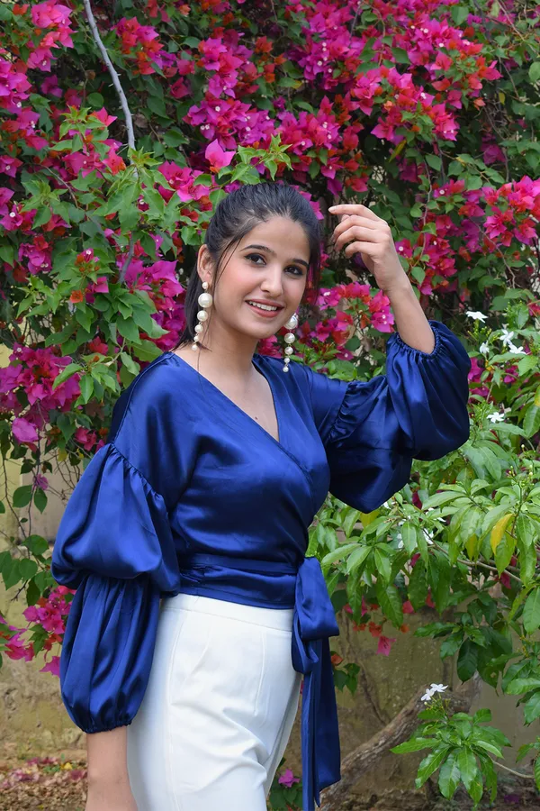 Navy_Blue_Satin_Aurelia_Blouse_For_Women