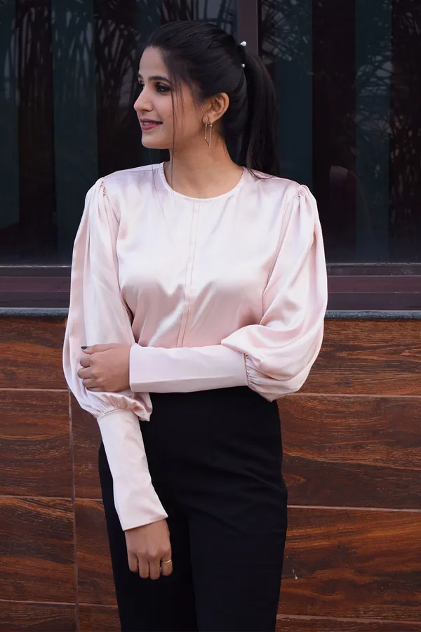 Pink_Satin_Venice_Blouse_For_Women