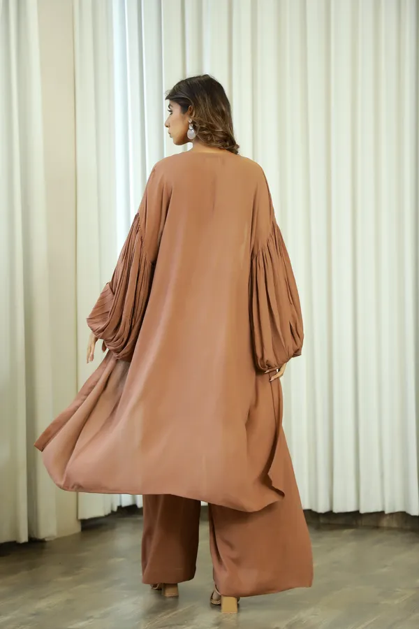 Brown_Cotton_Starlit_3_Piece_Set_For_Women
