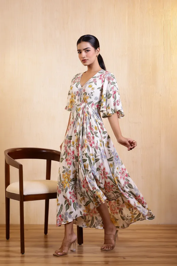 White_Cotton_Blend_Candy_Floral_Midi_Dress_For_Women