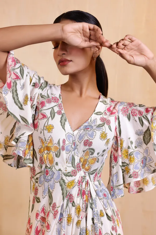 White_Cotton_Blend_Candy_Floral_Midi_Dress_For_Women