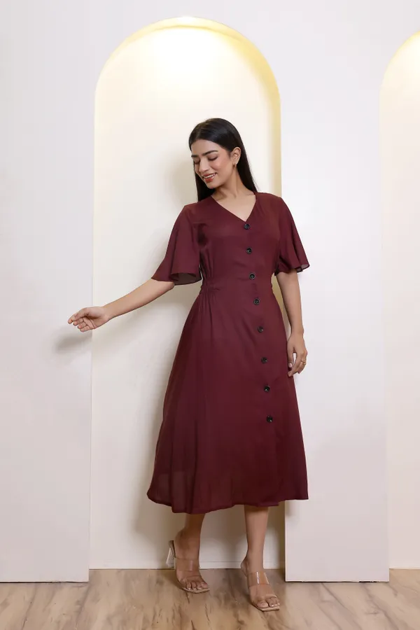 Wine_Rayon_Aura_Dress_For_Women