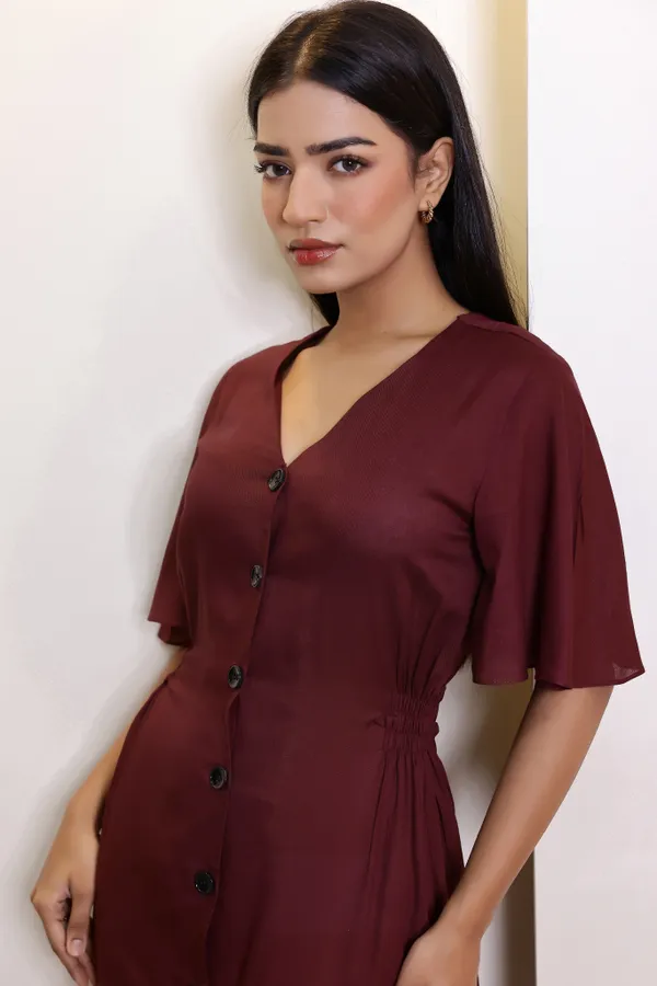 Wine_Rayon_Aura_Dress_For_Women