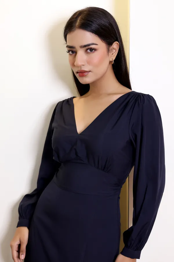 Navy_Blue_Polyester_Crepe_Gracia_Dress_For_Women