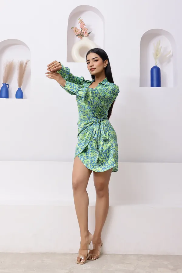 Multi-Color_Satin_Mini_Dress_For_Women