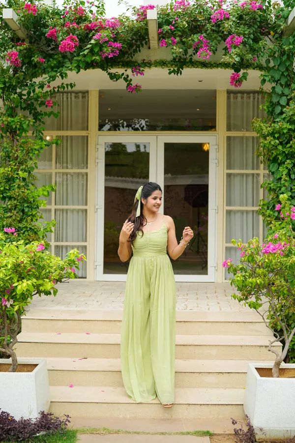 Lime_green_Chiffon_jumpsuit