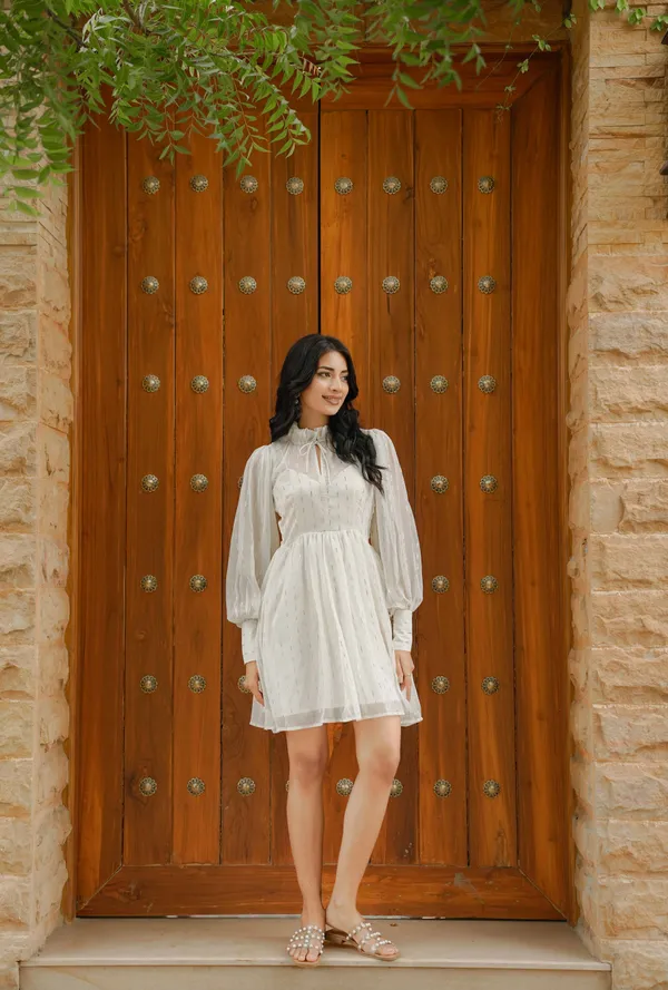 Off-White_chiffon_mini_dress