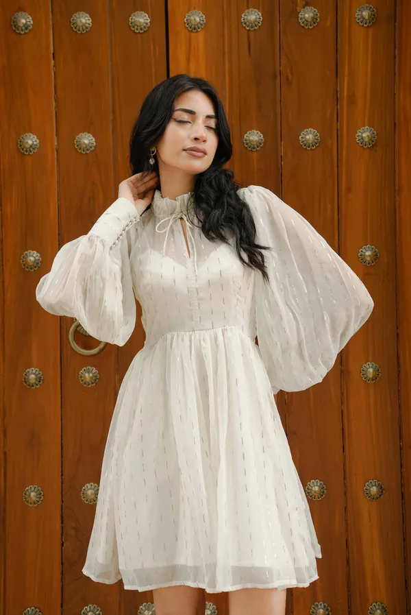 Off-White_chiffon_mini_dress