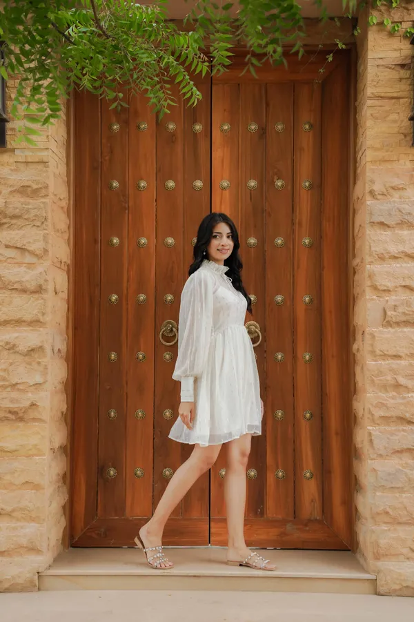 Off-White_chiffon_mini_dress