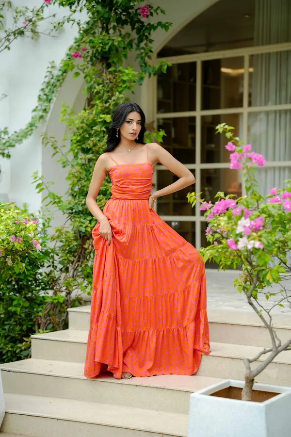 Orange_Layered_maxi_dress