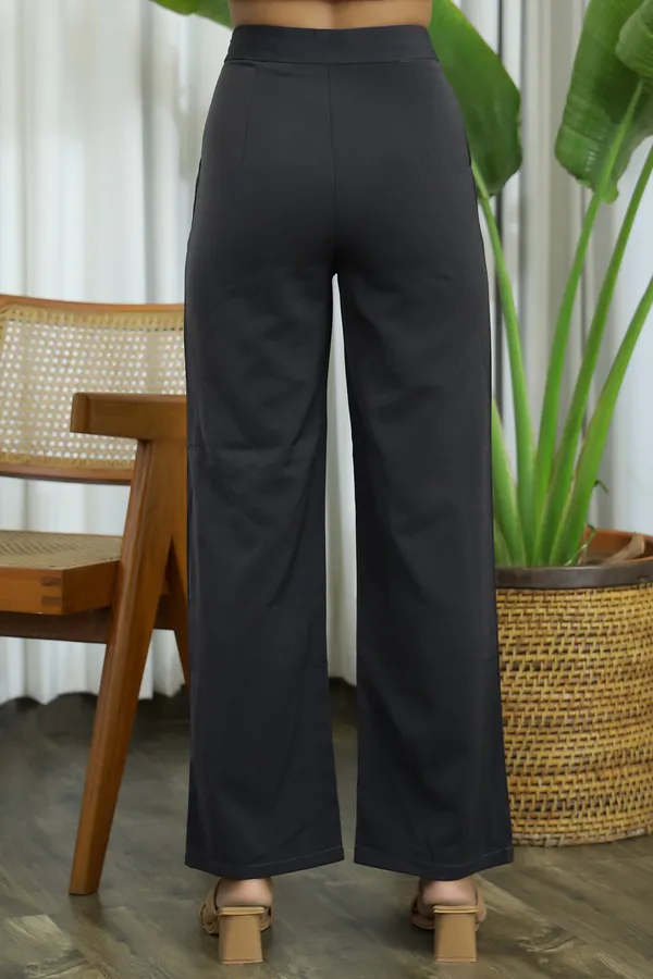 Charcoal_Blended_Fabric_Firefly_High_Waist_Pants_For_Women