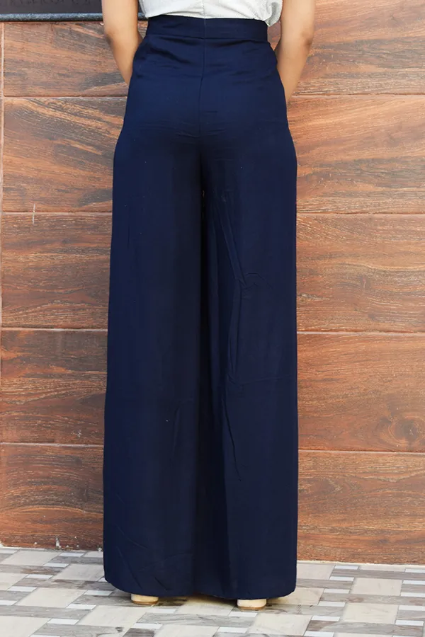 Navy_Blue_Rayon_Palm_Palazzo_Pants_For_Women