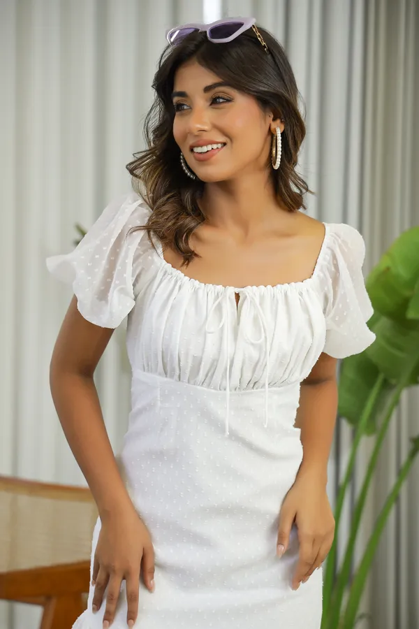 White_Georgette_Pearl_Dobby_Midi_Dress_For_Women