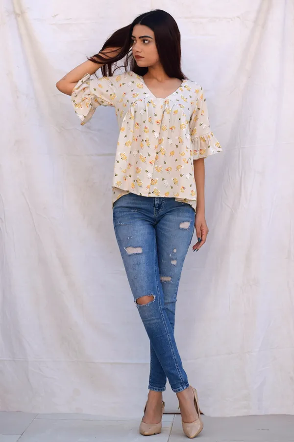 Nude_Crepe_Casey_Top_For_Women