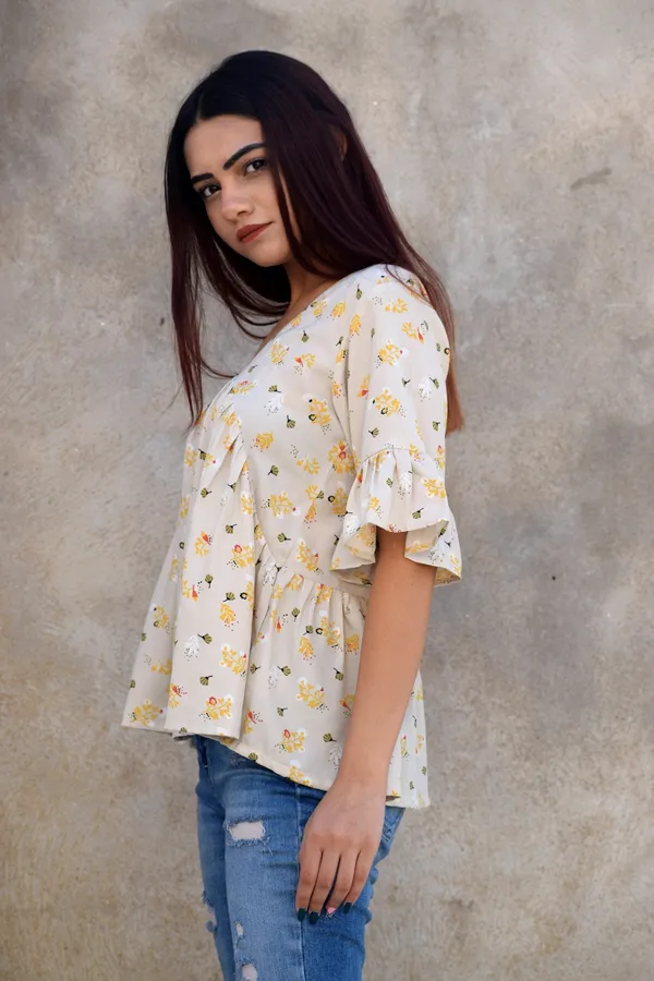 Nude_Crepe_Casey_Top_For_Women