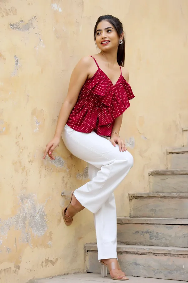 Maroon_Crepe_Michelle_Top_For_Women