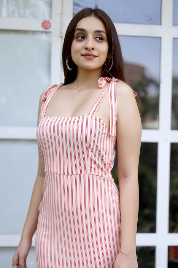Peach_Crepe_Victoria_Layered_Dress_For_Women