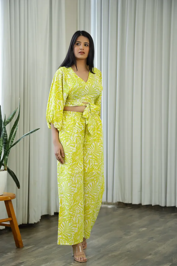 Lemon_Green_Crepe_Indy_Co-Ord_Set_For_Women