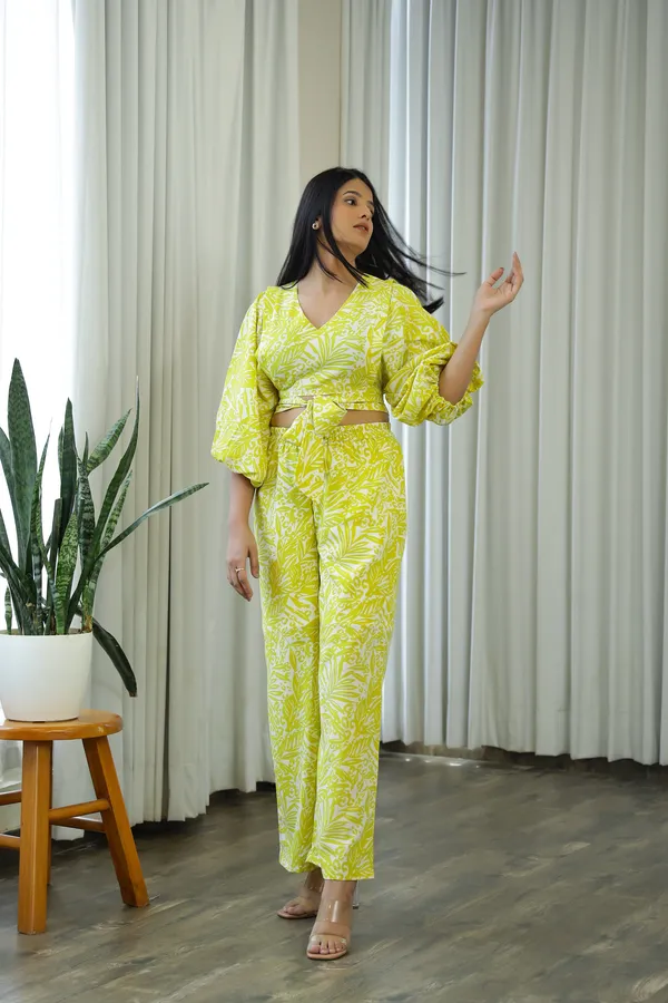 Lemon_Green_Crepe_Indy_Co-Ord_Set_For_Women