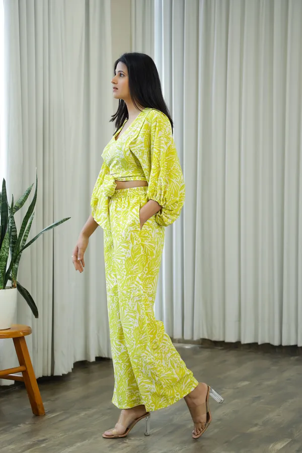 Lemon_Green_Crepe_Indy_Co-Ord_Set_For_Women