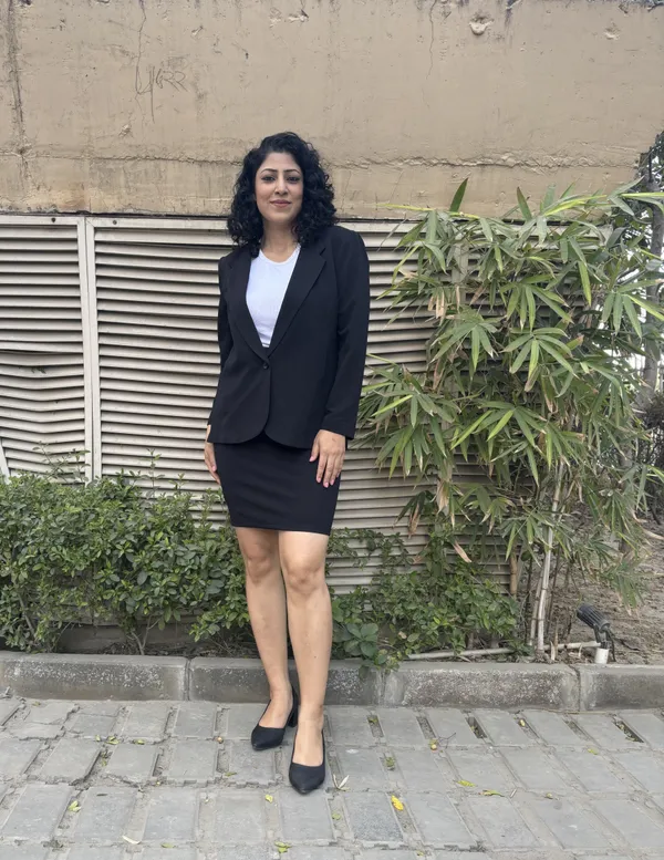 Black_Imported_Lycra_Regular_Fit_Blazer_&_Tube_Skirt_Set_For_Women_&_Girls