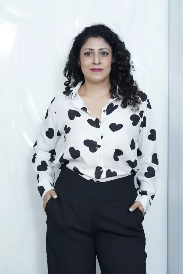 White_Rayon_Women_Summer_Shirt_With_Printed_Black_Hearts