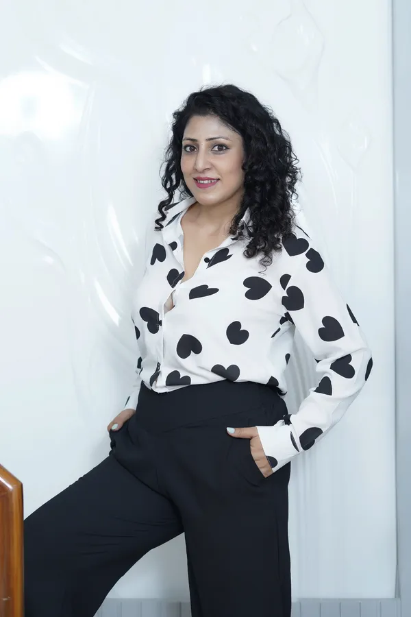 White_Rayon_Women_Summer_Shirt_With_Printed_Black_Hearts