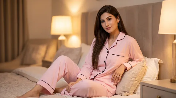 Pink_Night_Suit_-_Full_Sleeves_-_Black_Piping