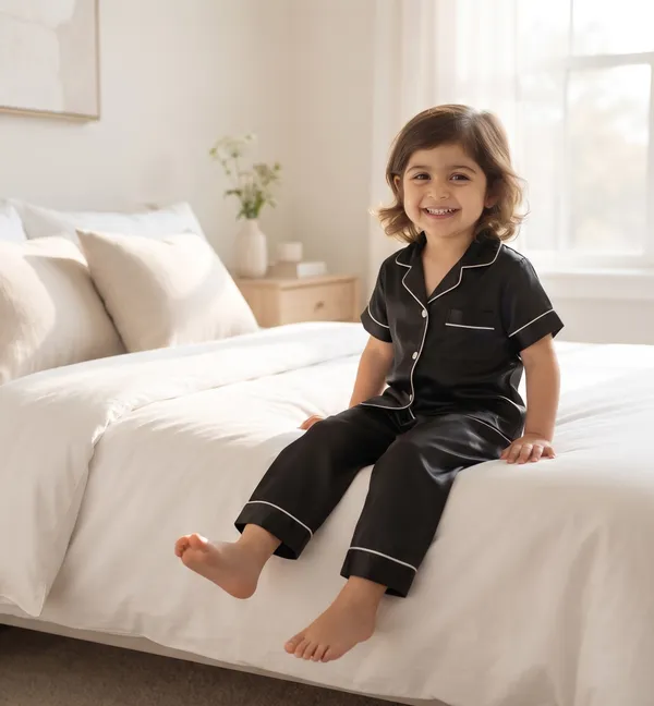 Black_Satin_Night_Suit_-_Half_Sleeves