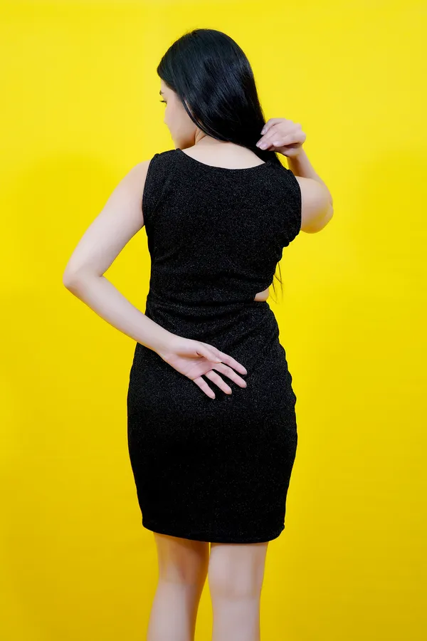 Black_Lycra_Blend_Round_Neck_Sleeveless_Above_Knee_Bodycon_Dress_For_Women