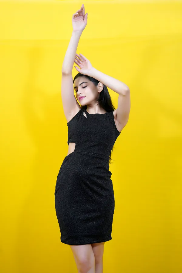 Black_Lycra_Blend_Round_Neck_Sleeveless_Above_Knee_Bodycon_Dress_For_Women