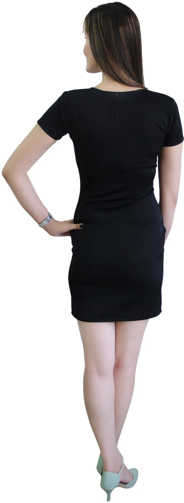 Black_Lycra_Blend_Knee_Length_Bodycon_Dress_For_Women