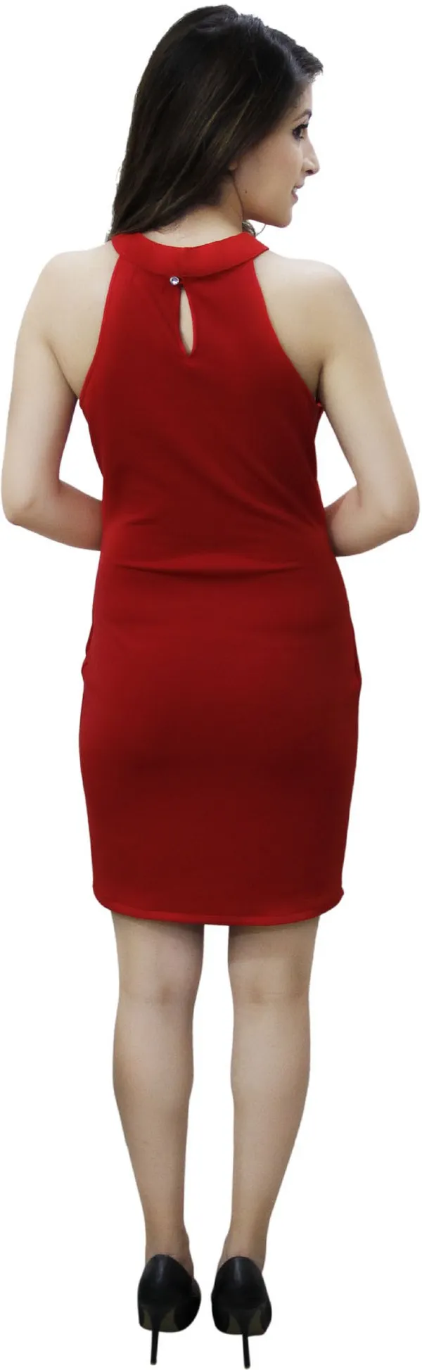 Red_Lycra_Blend_Collared_Sleeveless_Above_Knee_Sheath_Dress_For_Women