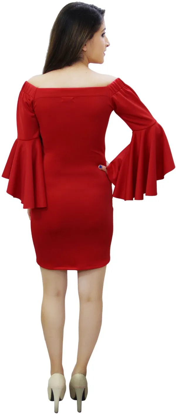 Red_Lycra_Blend_Off_Shoulder_Full_Sleeve_Above_Knee_Bodycon_Dress_For_Women