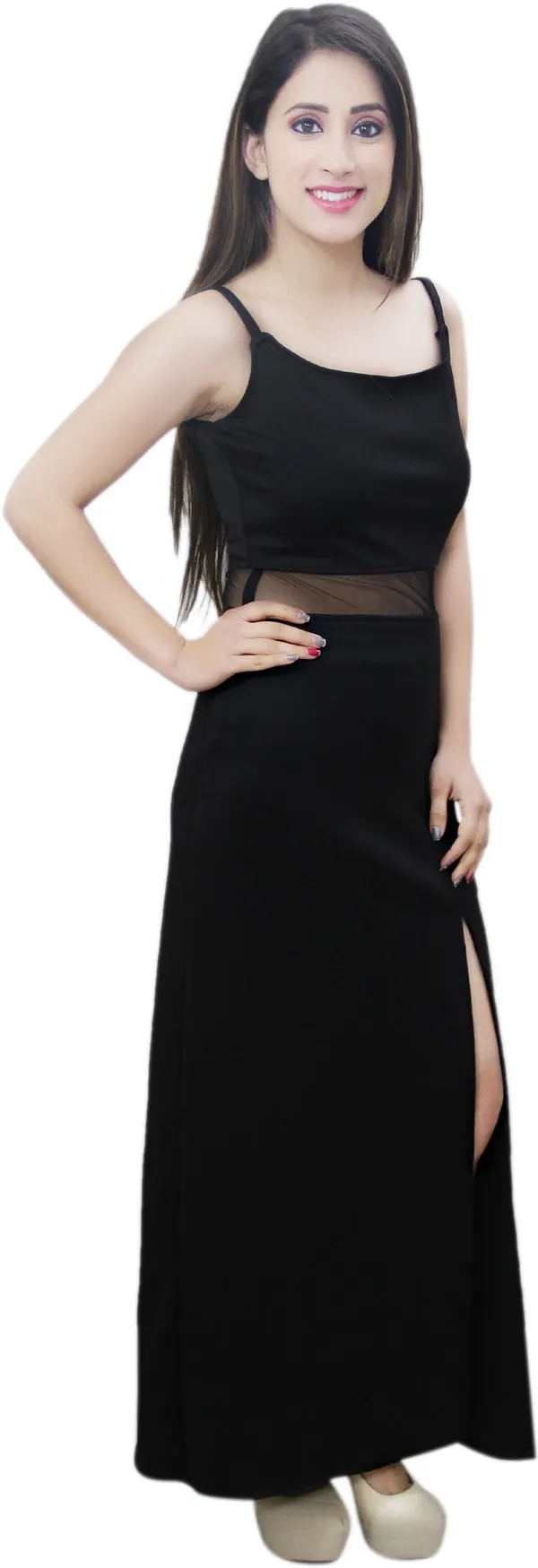 Black_Lycra_Blend_Round_Neck_Sleeveless_Full_Length_Maxi_Dress_For_Women