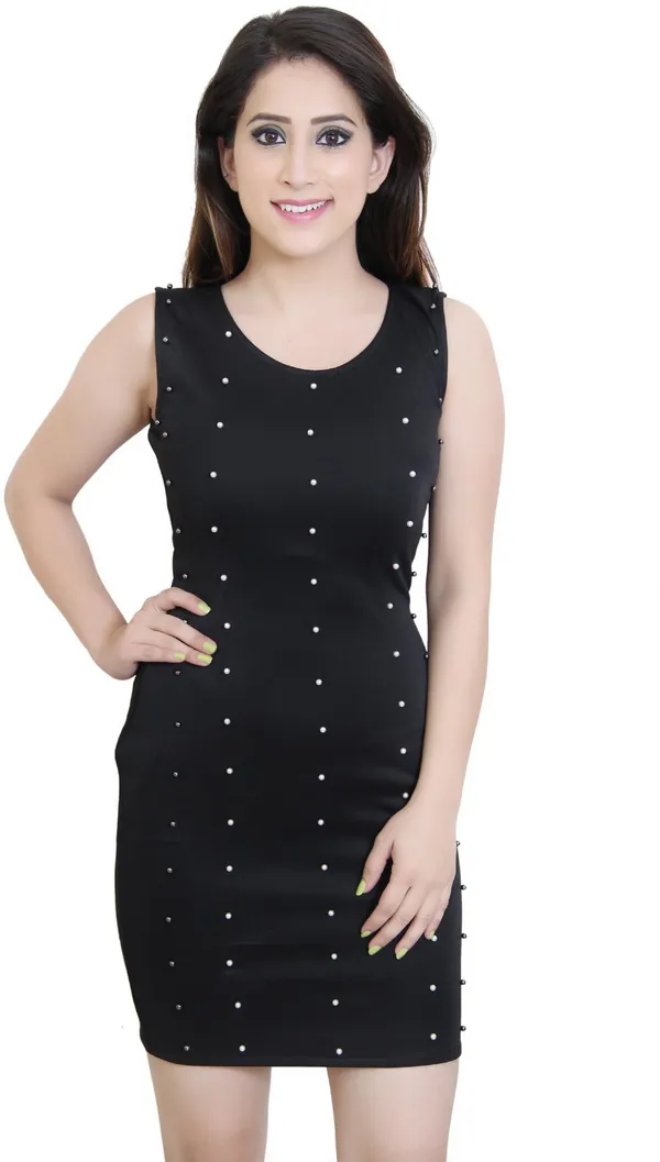 Black_Lycra_Blend_Round_Neck_Sleeveless_Above_Knee_Sheath_Dress_For_Women