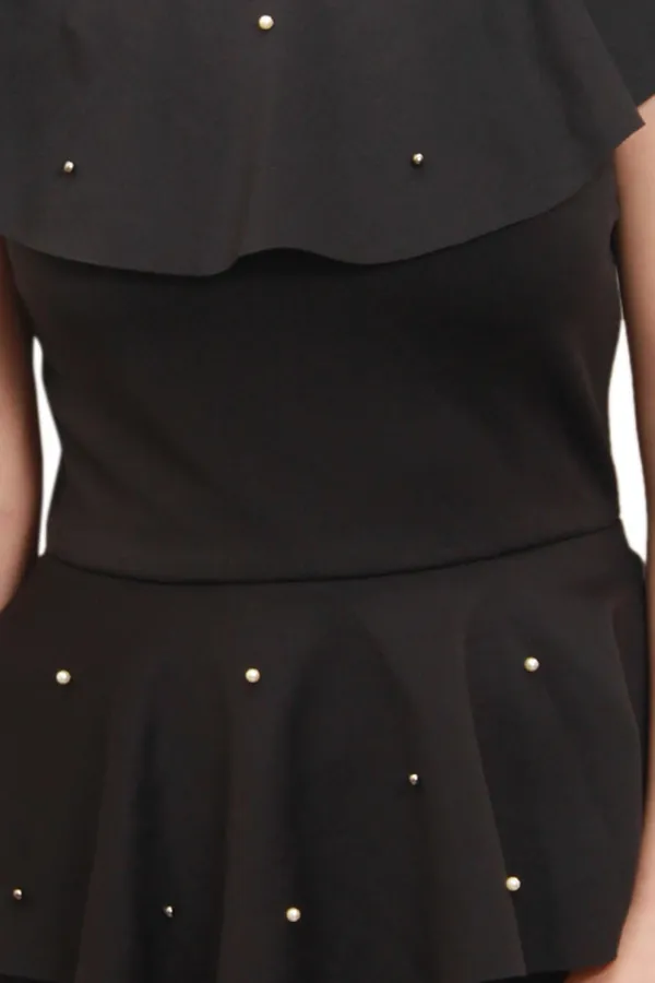 Black_Lycra_Blend_Above_Knee_Peplum_Dress_For_Women